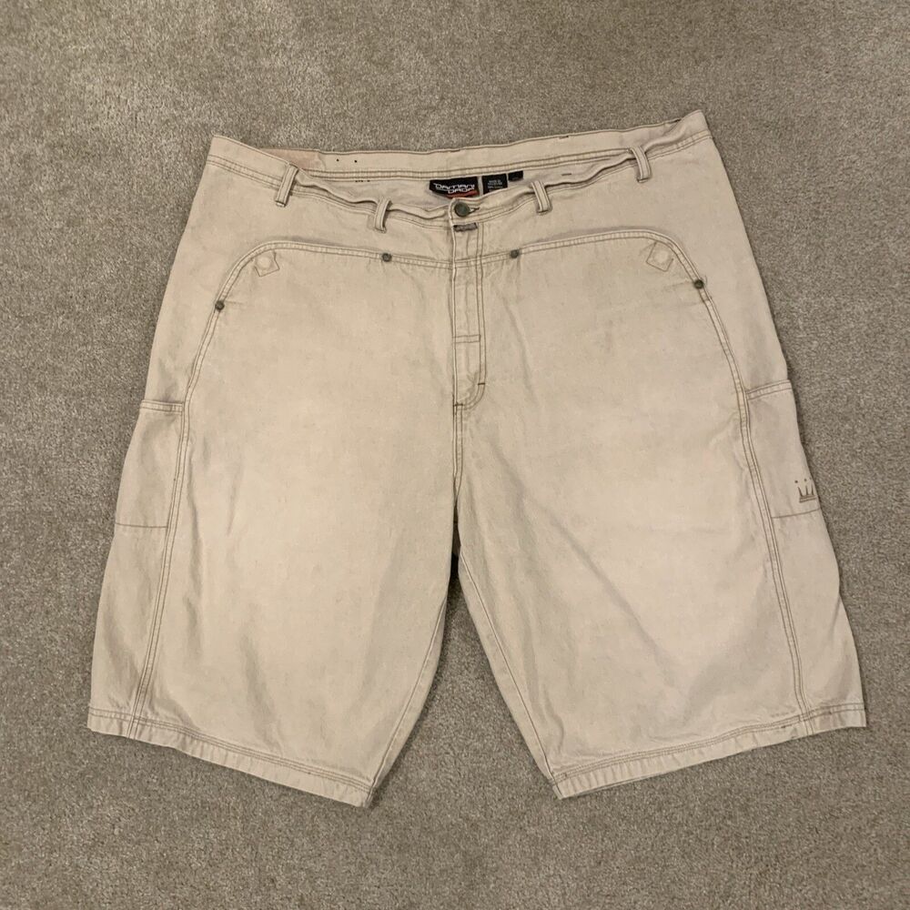 Vintage 90s Y2k Damani DADA Extra Loose Baggy Shorts Skate Hip Hop Street Sz 50